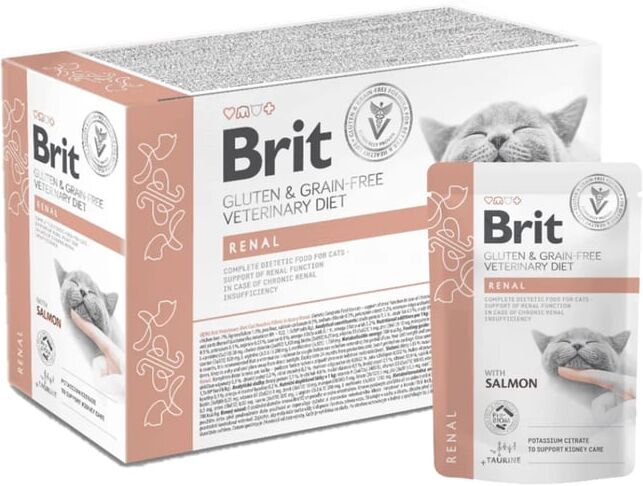Brit Veterinary Cat Gravy Renal 12 uds x 85g