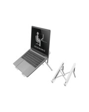 Neomounts Foldable Notebook Desk Stand ergonomic Silber (NSLS010)