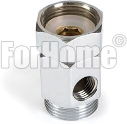 Connettore Alimentazione Acqua Con Dado Libero 3/8" - 3/4"X3/4" (Or)