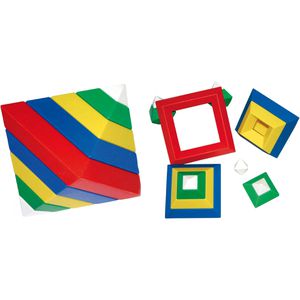 Eduplay Geschicklichkeitsspiel 120014, Triangle Puzzle, aus Kunststoff, 1 Spieler, ab 3 Jahre