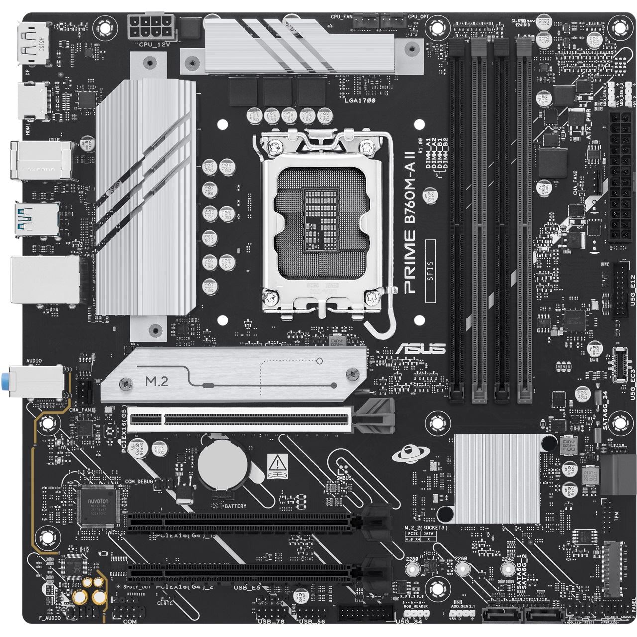 Asus Prime B760M-A II-CSM Intel B760 So. 1700 DDR5 µATX Retail