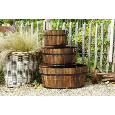 Gartenbrunnen UBBINK "Edinburgh", braun, Holzwerkstoff, Kunststoff, Wasserspiele