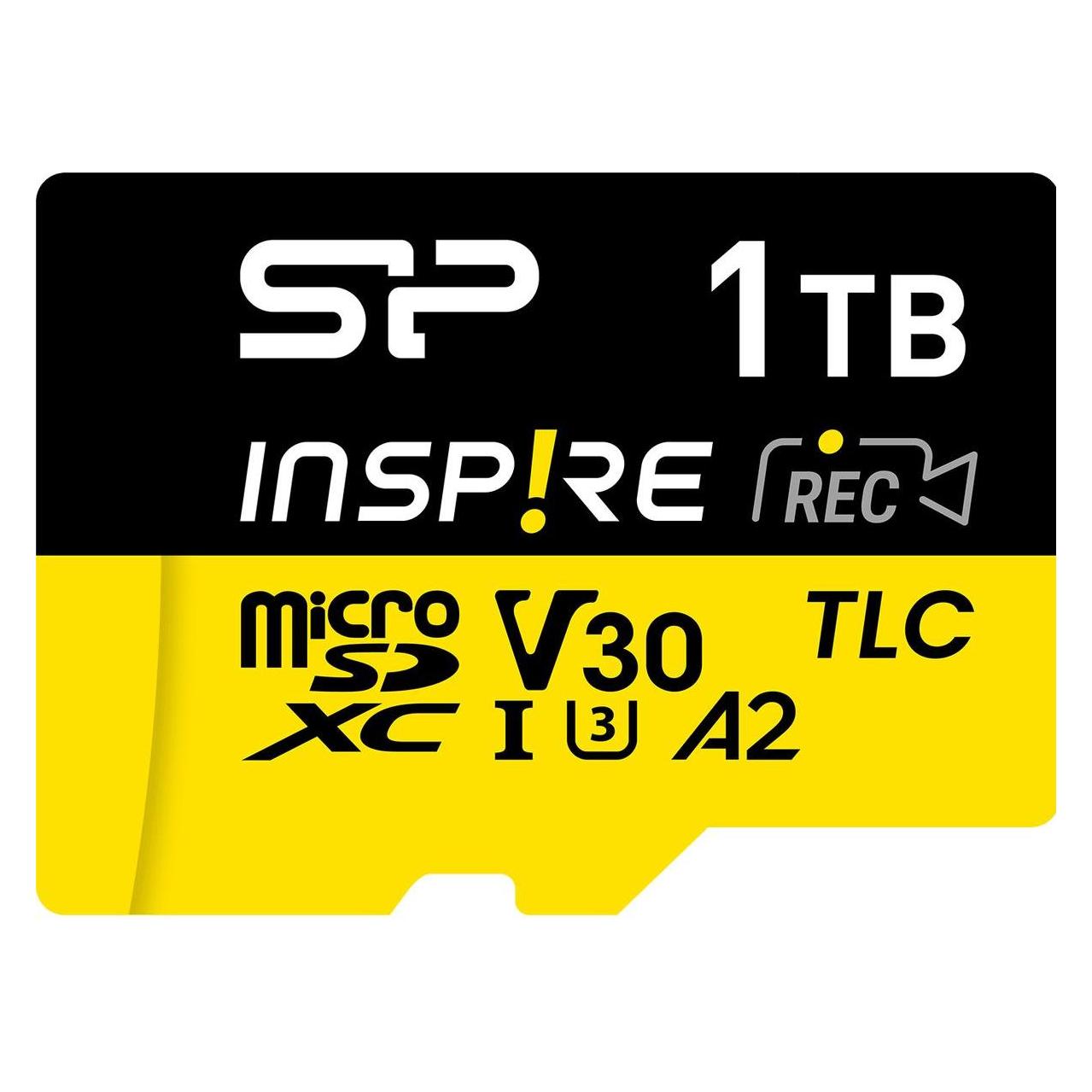 Silicon Power microSDXC 1TB A2 + USB-C 3.2 Gen Card Reader (1000 GB, microSDXC, U3, UHS-I) (SP001TBSTXLA2V1NSP)