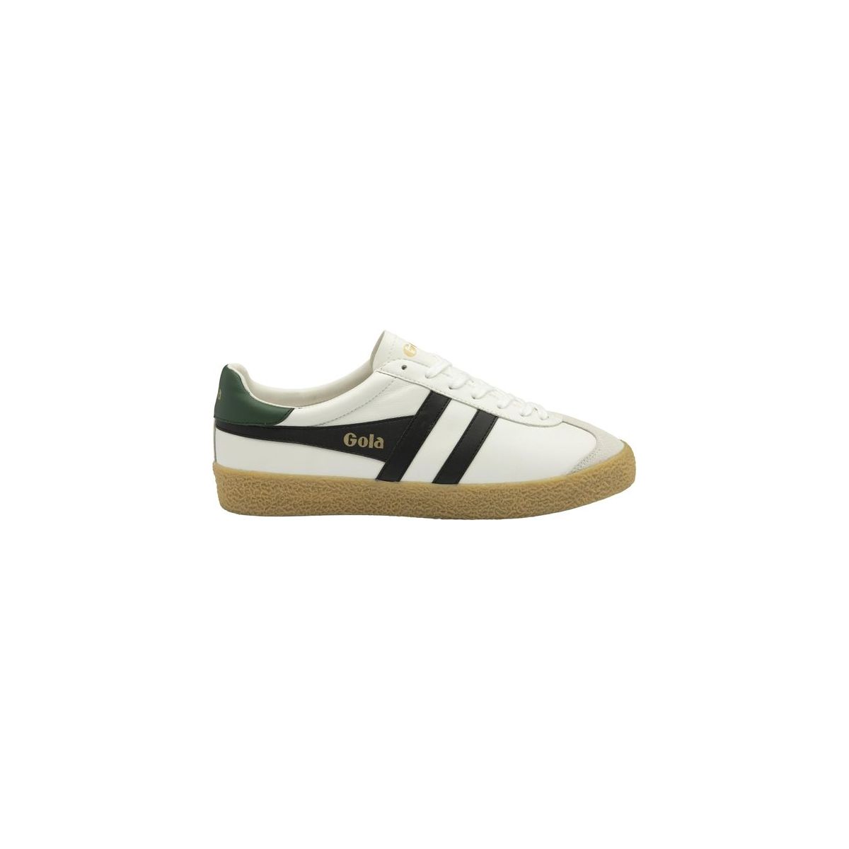 Gola Medallist Leather Sneaker Men white/black/evergreen/gum (WB) 9 CMB739-WB-9-whiteblackevergreengum