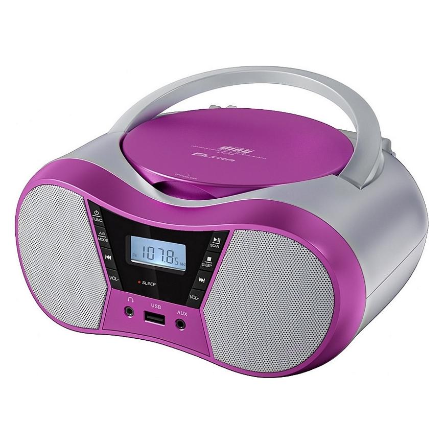 Elta Radioplayer CD LILA2 USB/BT pink (FM, Bluetooth) (5907727028551)