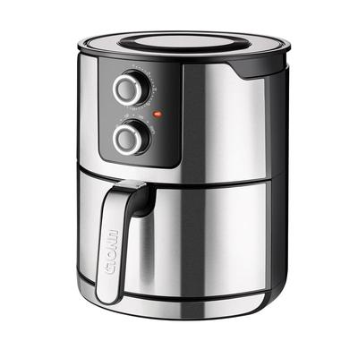 Unold 58655 HEISSLUFTFRITTEUSE XL 5L 1400W Edelstahl , zum gesunden Frittieren, Grillen, Garen, Braten, Dörren uvm.