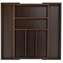 relaxdays Besteckkasten »Bambus« braun, 48x5x46 cm