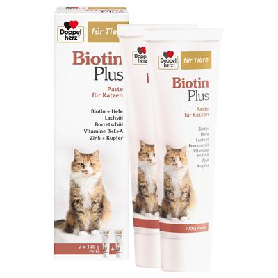 Doppelherz für Tiere Biotin Plus Paste f.Katzen 2x100 g