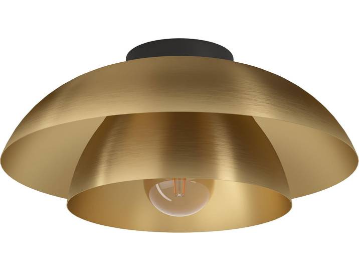 CENCIARA applique/plafonnier lampe éclairage - H18 x Ø40 cm - noir - 1X40W excl - IP20