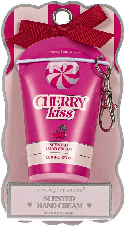 Simple Pleasures - Handcreme mit Schlüsselanhänger „Cherry Kiss“, 30 ml