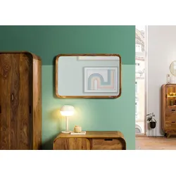Wandspiegel Sheesham 60x5x90 hellbraun lackiert MAILAND #140