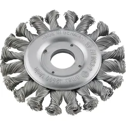 FORMAT Rundbürste gezopft Edelstahl rechts/links 115x0,35mm