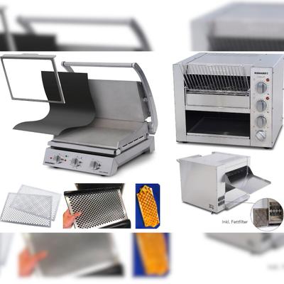 Roband Komplettset Professionelle Burger-Station mit Grill inkl. Zubehör und Eclipse Bun Toaster GSA815S-ET315-FK