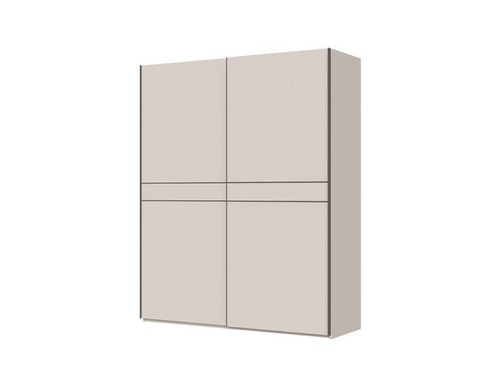 OTTO home Schwebetürenschrank Opera Kleiderschrank, Schlafzimmerschrank, Garderobe, Schrank UV lackiert, Soft Close Funktion, Höhenverstellbare Füße