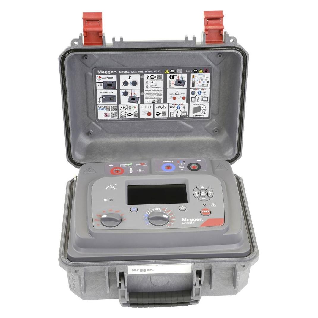 Megger MIT1525/2-EU ADVANCED 15kV IRT 2024 PIP (CAT IV 1000V, CAT IV 600V) (1016-100)