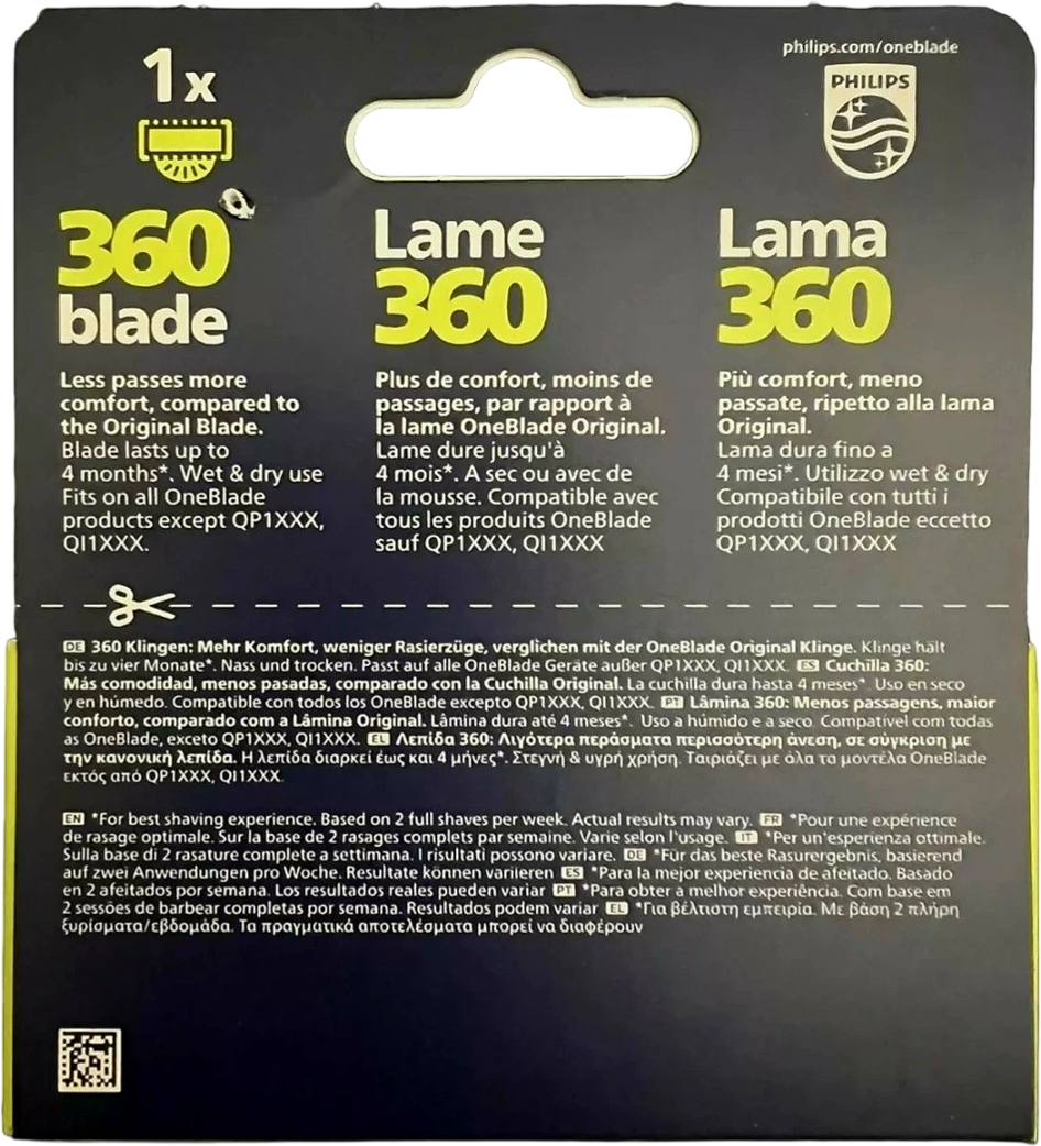 Philips OneBlade 360 1 Spare Blade – QP410/50