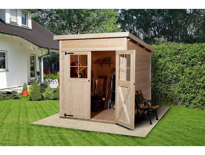 Weka Gartenhaus 325 Gr.2 Holz Natur 225 × 194 × 198 cm