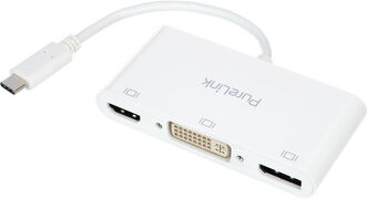 PureLink IS250 USB-C Multiport Adapter Weiß