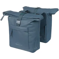 Basil Doppeltasche Brooklyn blau