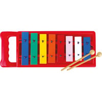 Metallophon mit acht Noten, 29 Zentimeter