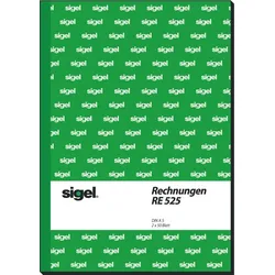 Sigel Formularbuch Rechnung A5 hoch VE=2x50 Blatt