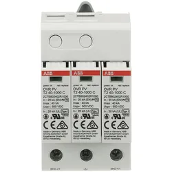 ABB OVRPVT240-1000P SPD Typ 2 für PV-Anlagen bis 1000 V DC für Leerlaufspannungen bis 1000 V DC 2CTB802400R1000