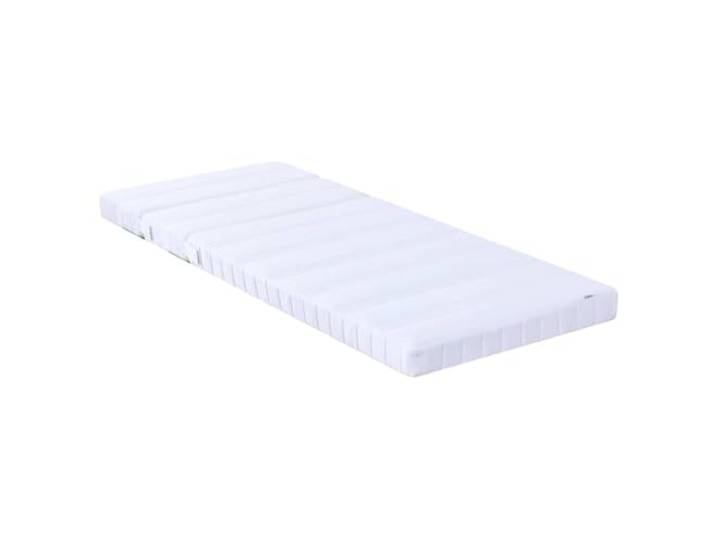 KKgypkn Verstellbare Schaumstoffmatratze 80x200 cm, mittelweich, mit manueller Längenverstellung von 130 bis 200 cm, weiße Matratze für modernes Schlafzimmer