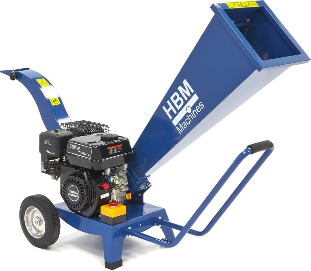 HBM Benzinemotor-hakselaar met 6,6 pk en 196 cm³