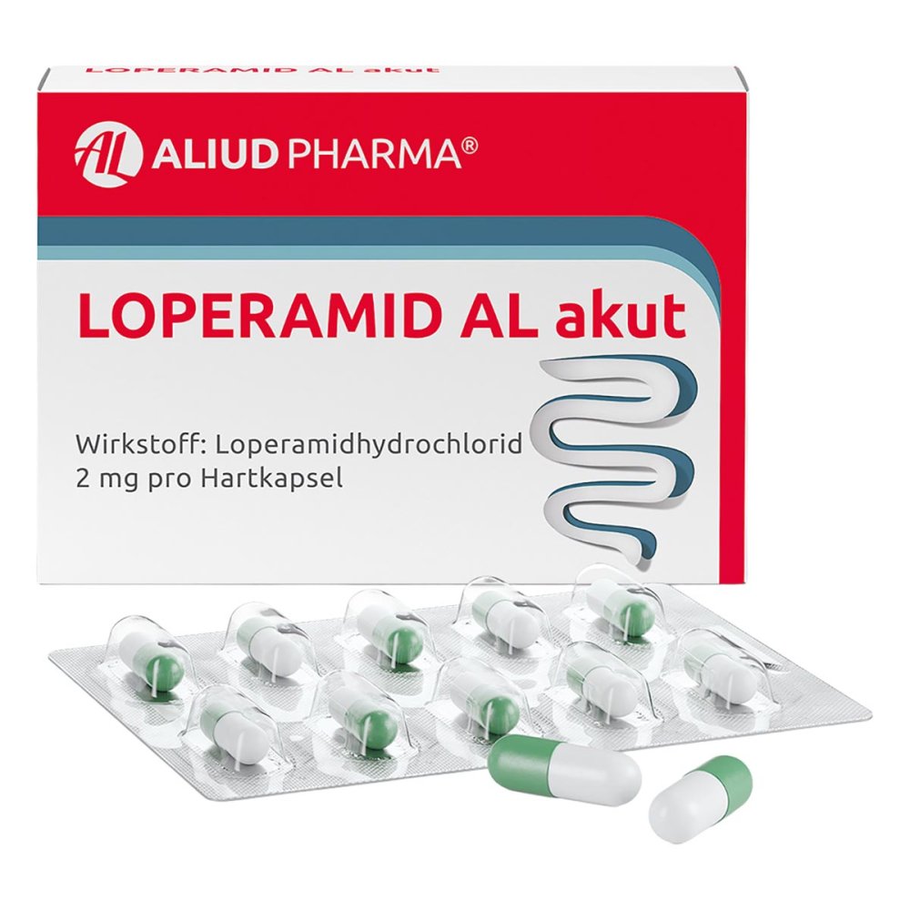 ALIUD Pharma GmbH Loperamid AL akut bei akutem Durchfall 08910316