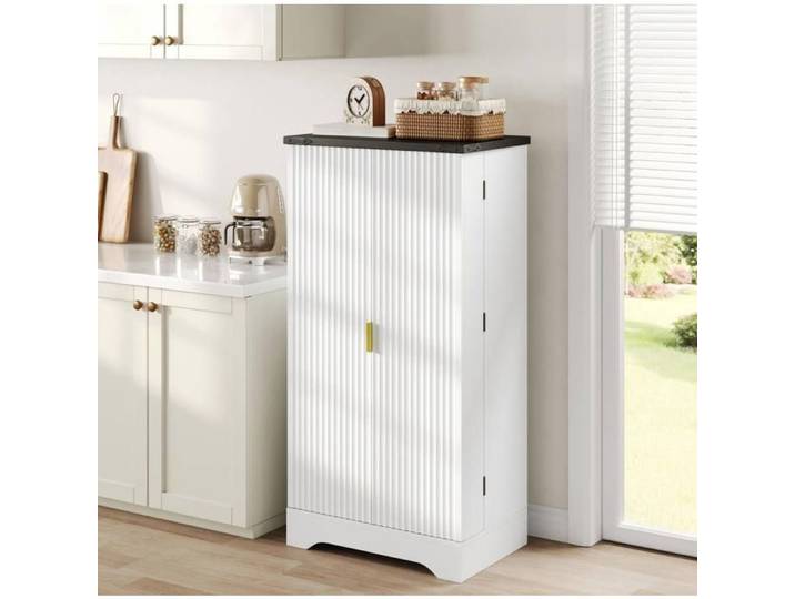 Meuble de cuisine VIVRYN armoire haute éclairage LED à détecteur de mouvement 2 Portes magnétique 120 x 60 5 x 40 cm