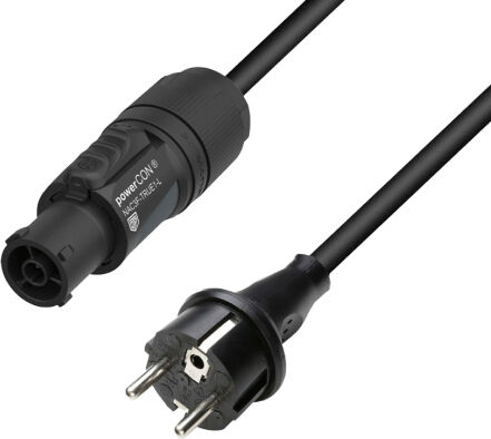 Adam Hall 5 Star Schuko / Powerconkabel True1, 1.5m