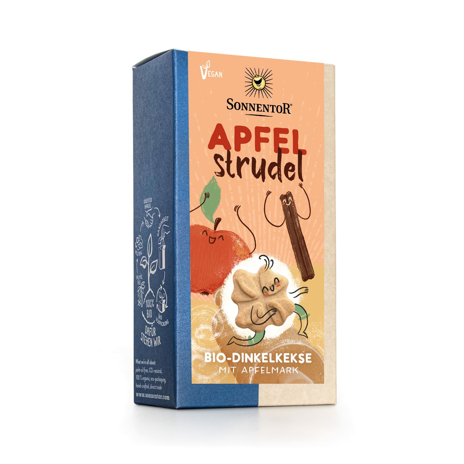 Sonnentor Kekse BIO Apfelstr 100 g