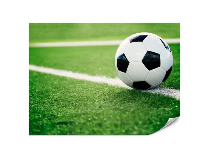 FOTOTAPETE für Jugendzimmer Fußball Grüne Rasen Stadion Sport 200x140