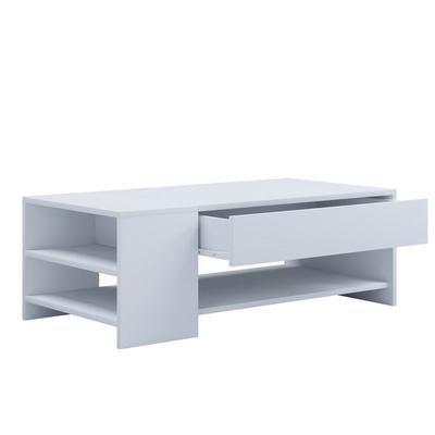 Holz Sofatisch Couchtisch Schublade Tindus