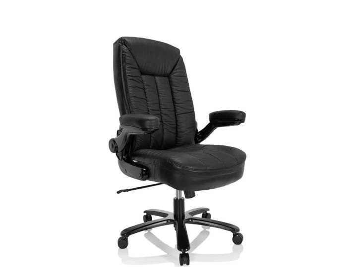 INSTRUCTOR III Leder - XXL Drehstuhl Schwarz