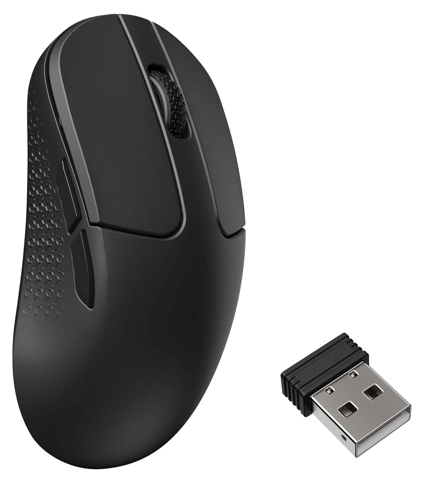 Keychron M3 Mini draadloze muis voor rechtshandigen, zwart, 30000 DPI, Bluetooth en RF