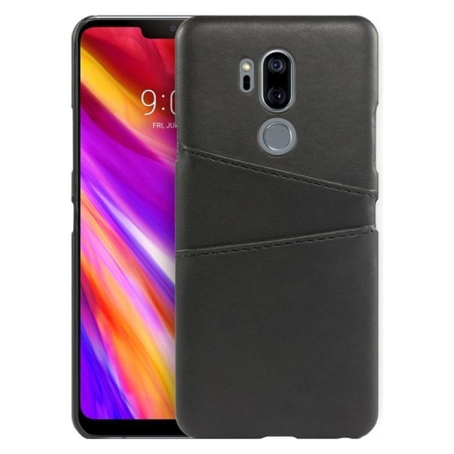 Screenguard LG G7 ThinQ CardCaddy Leder Backcase mit Kartenfächern (LG G7 ThinQ) (00024245)