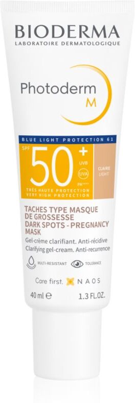 Bioderma Photoderm M crème teintée protectrice anti-taches pigmentaires SPF 50+ teinte Light 40 ml
