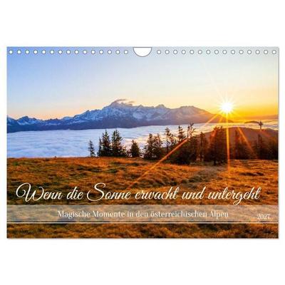 Wenn die Sonne erwacht und untergeht (Wandkalender 2027 DIN A4 quer), CALVENDO Monatskalender