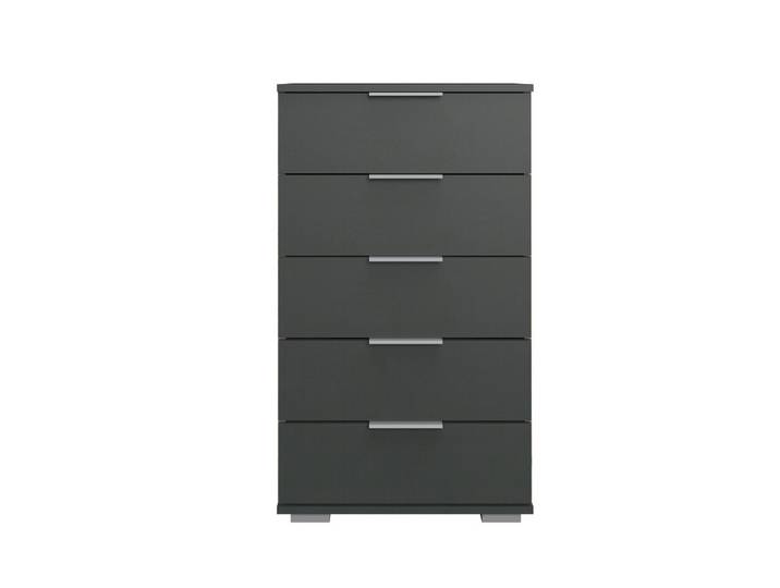 freiraum Hochkommode Easy Plus Kommoden, in graphit mit 5 Schubladen