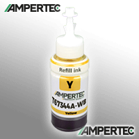 Ampertec Kompatible Nachfülltinte ersetzt Epson C13T67344A 673 T6734 yellow