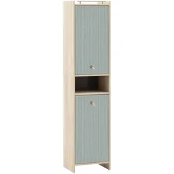 Tchibo - Hochschrank »Sonderby« - 40,2x33x176,5cm - silber -