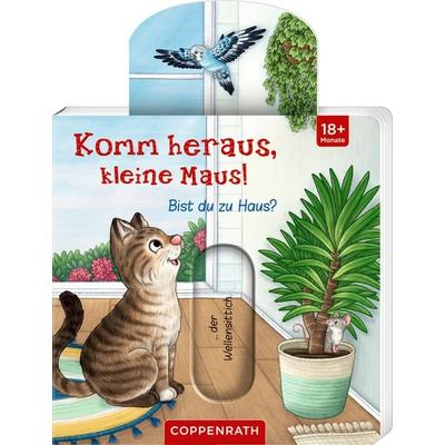Komm heraus, kleine Maus!: Bist du zu Haus?, Gebundene Ausgabe von Ruby Warnecke, Coppenrath, 978-3-649-64263-3