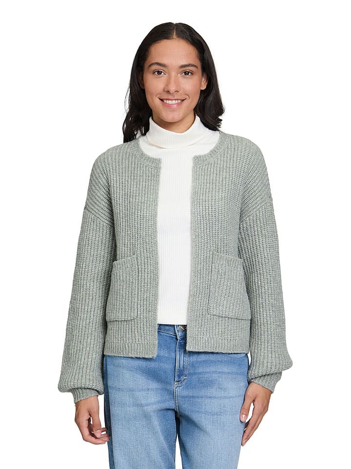 CARTOON Cardigan in Grün - 46