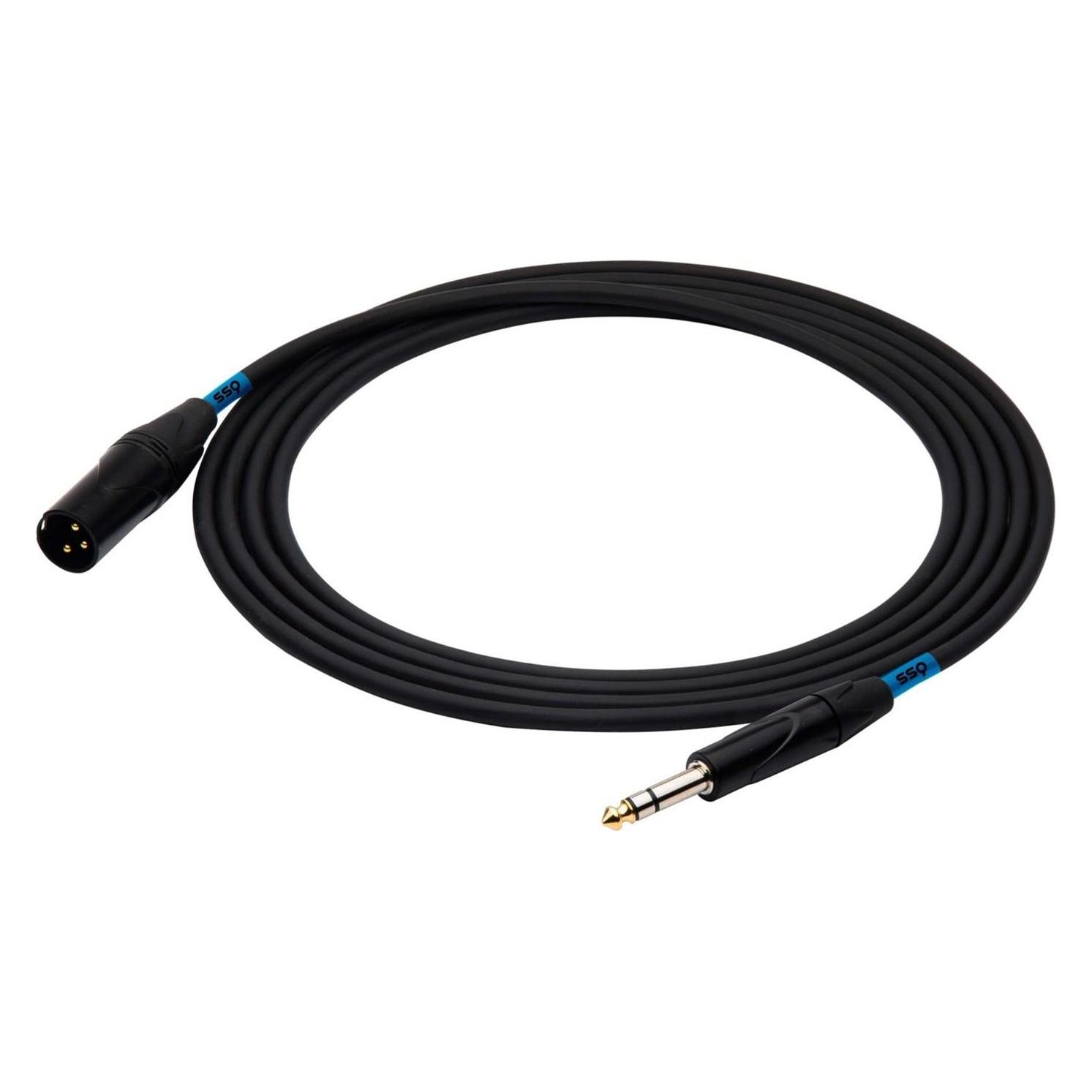SSQ Kabel Jack 6.3mm - XLR 10m czarny (SS-1462) (10 m, XLR Kabel) (SS-1462)