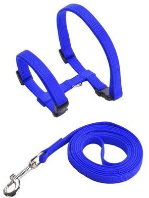 Inspired Finds Comfort Fit Cat Harness And Leash Set For Safe Outdoor Adventures blue