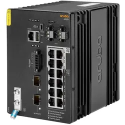 HPE E Aruba 4100i Switch 8 Port PoE and 4 Port PoE, 2 SFP+, Layer 2, Web GUI, CL (12 Ports), Netzwerk Switch, Schwarz