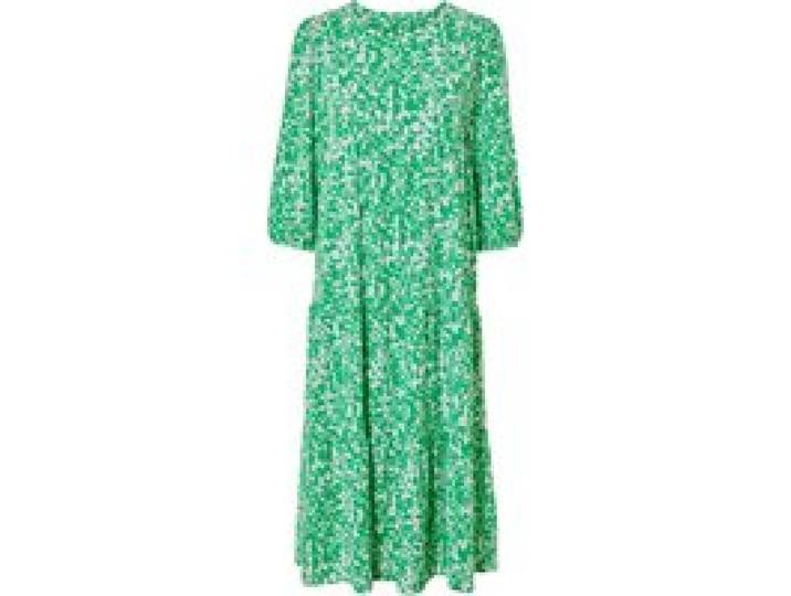 ESMARA® Robe midi femme (Vert, M (38/40))