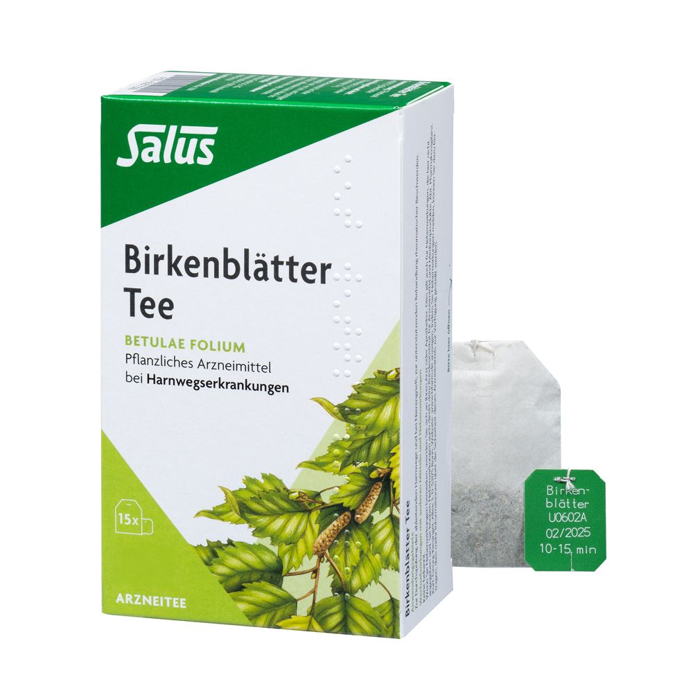 Birkenblätter Arzneitee Betulae folium Bio Salus 15 St Filterbeutel