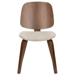 2er-Set Zuiver Stuhl Walden Stoff Beige